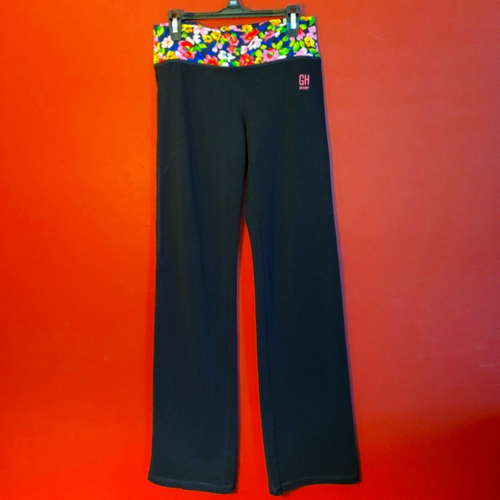GH Sport Black straight leg yoga pants size medium